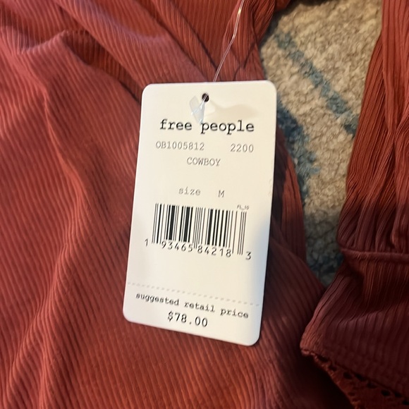 BNWT Free People Cowboy Long Sleeved Blouse - Picture 4 of 7